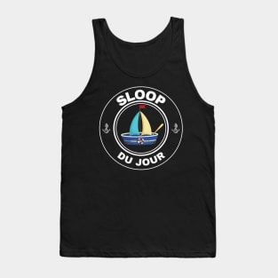 Sailing - Sloop du Jour (Sloop of the Day) - Dark Products Tank Top